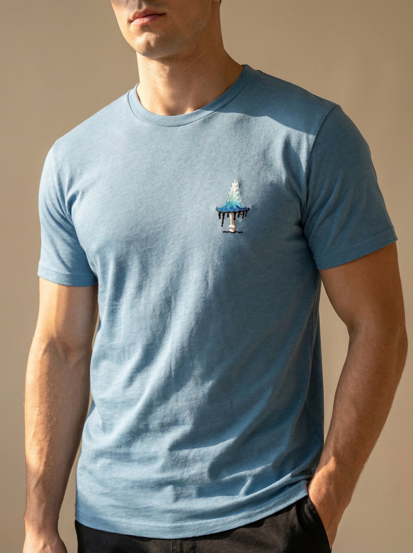 Witch's Cap Mushroom - Embroidery Tee