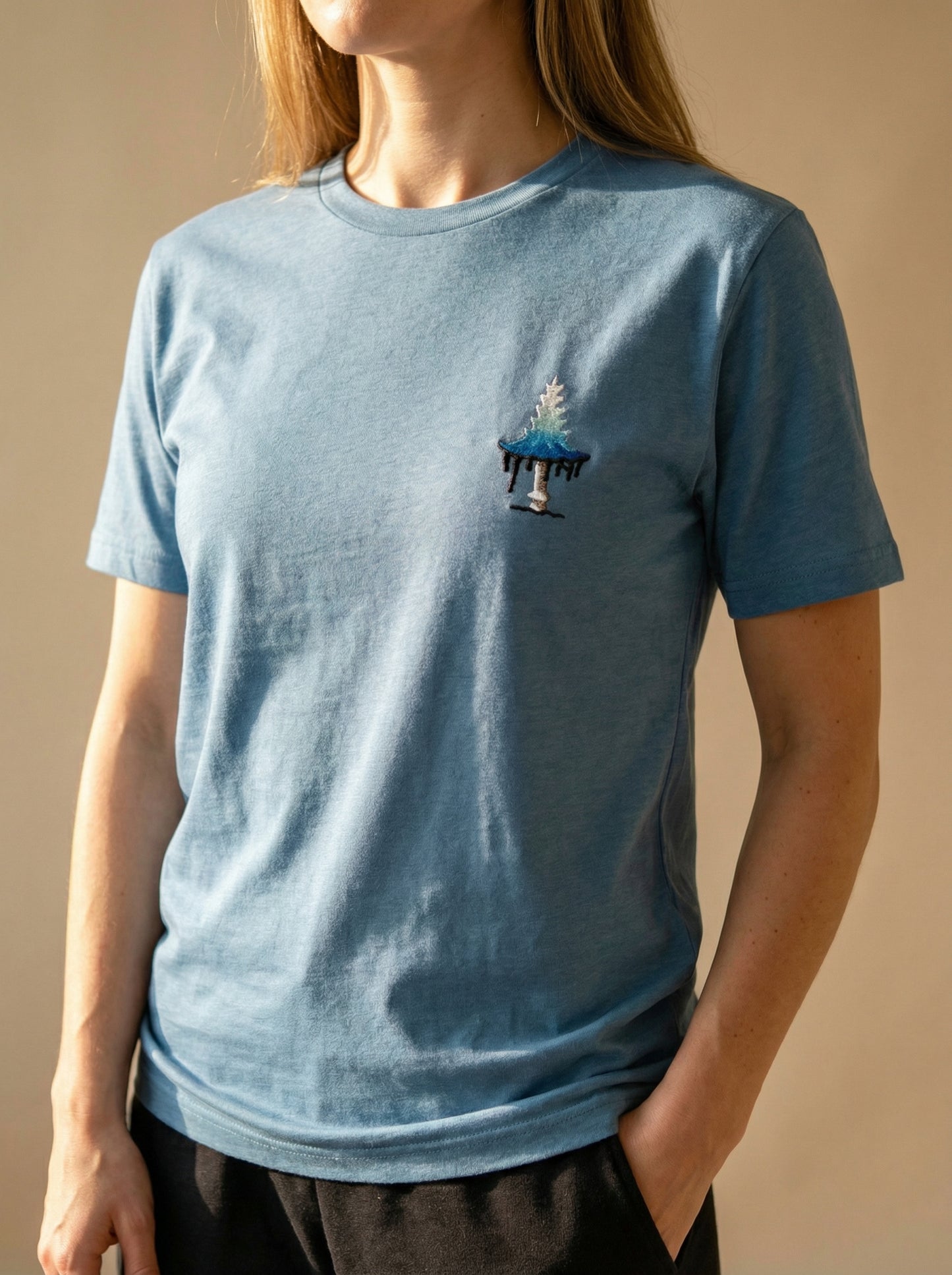 Witch's Cap Mushroom - Embroidery Tee