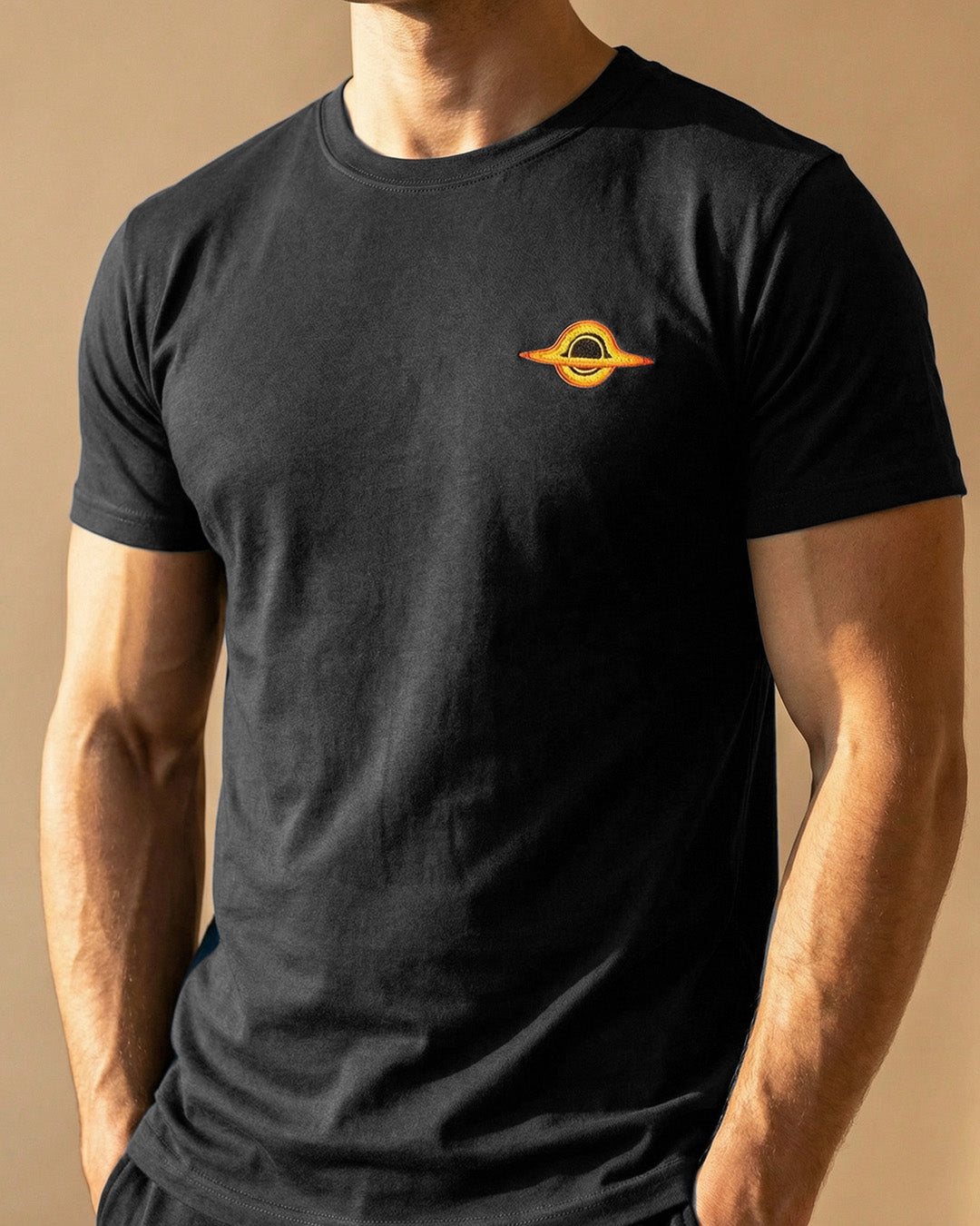 Black Hole - Embroidery Tee