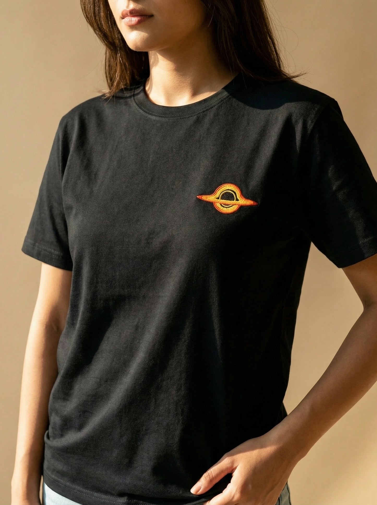 Black Hole - Embroidery Tee