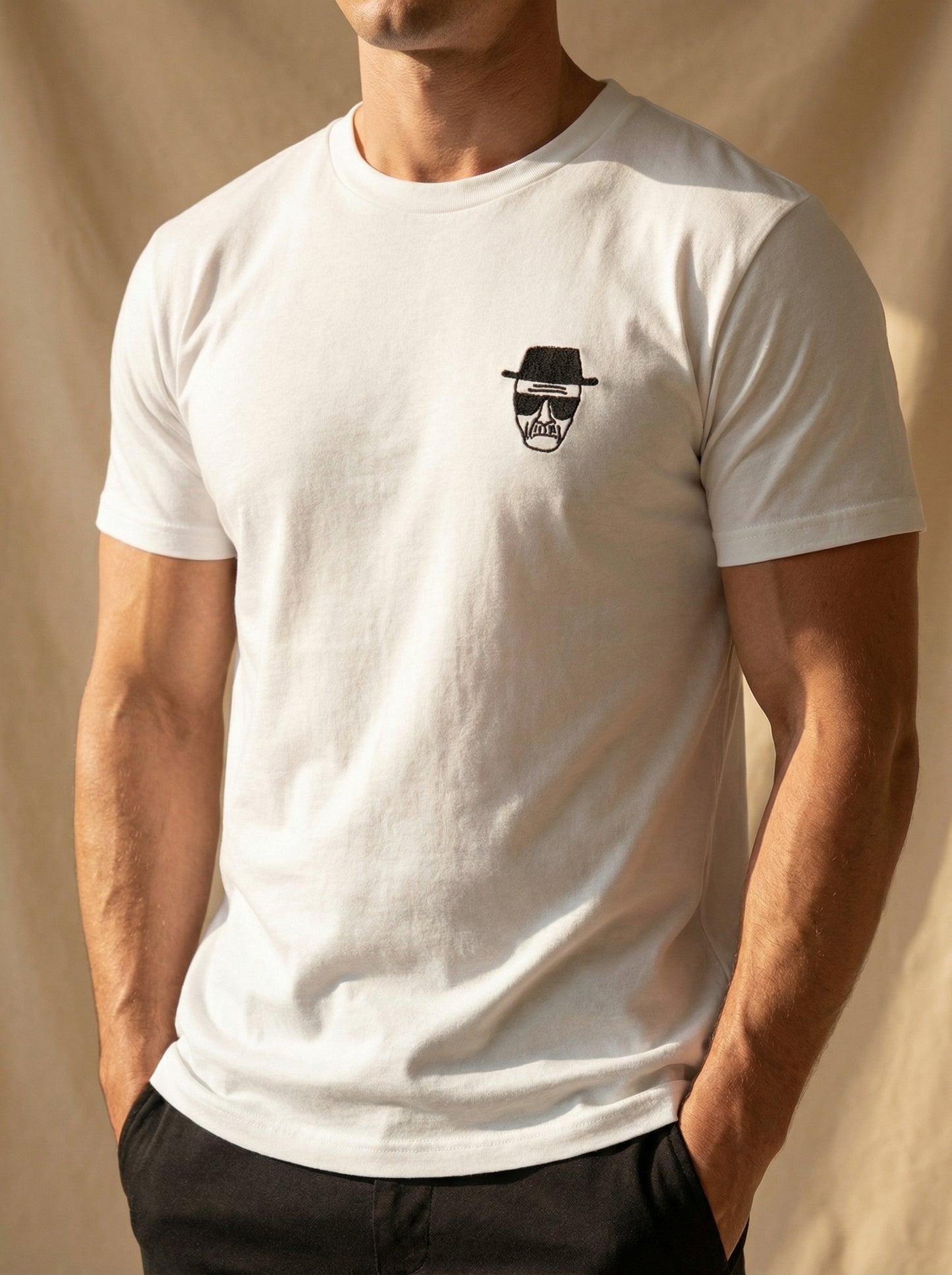 Heisenberg Sketch - Embroidery Tee