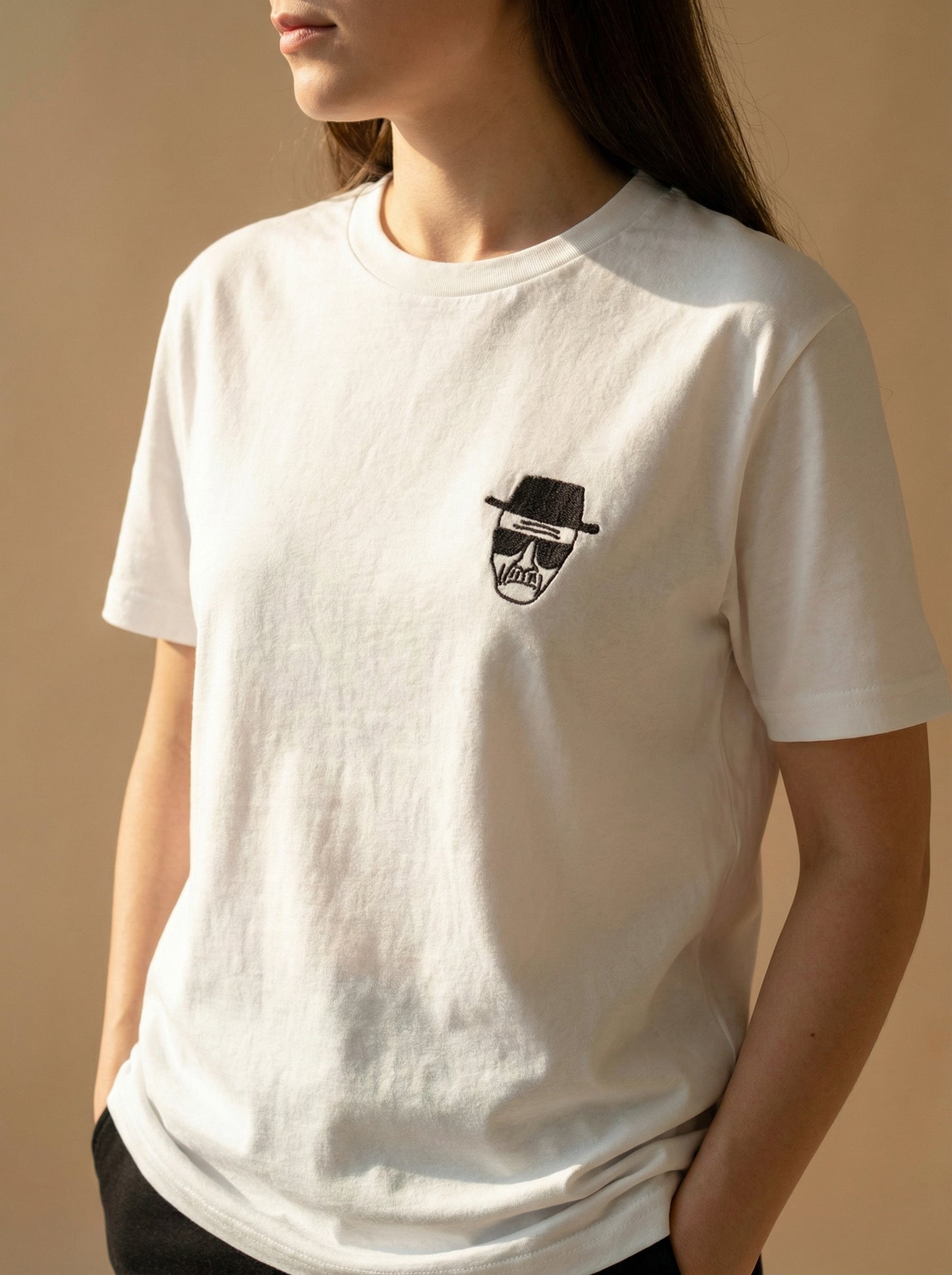Heisenberg Sketch - Embroidery Tee