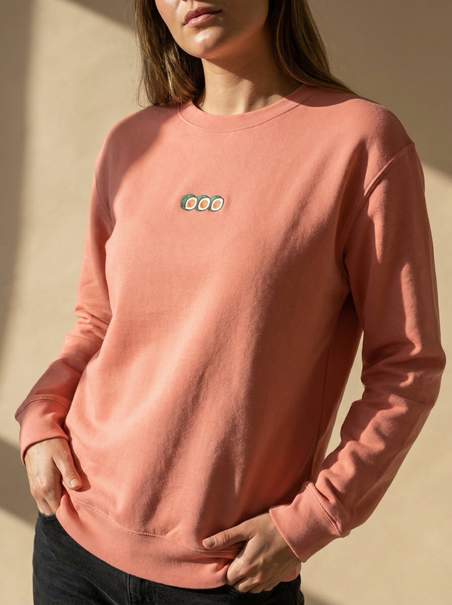 Sushi - Embroidery Sweatshirt