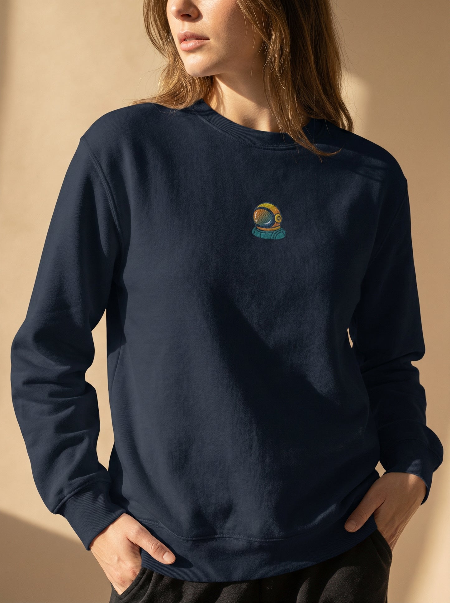 Spaceman - Embroidery Sweatshirt