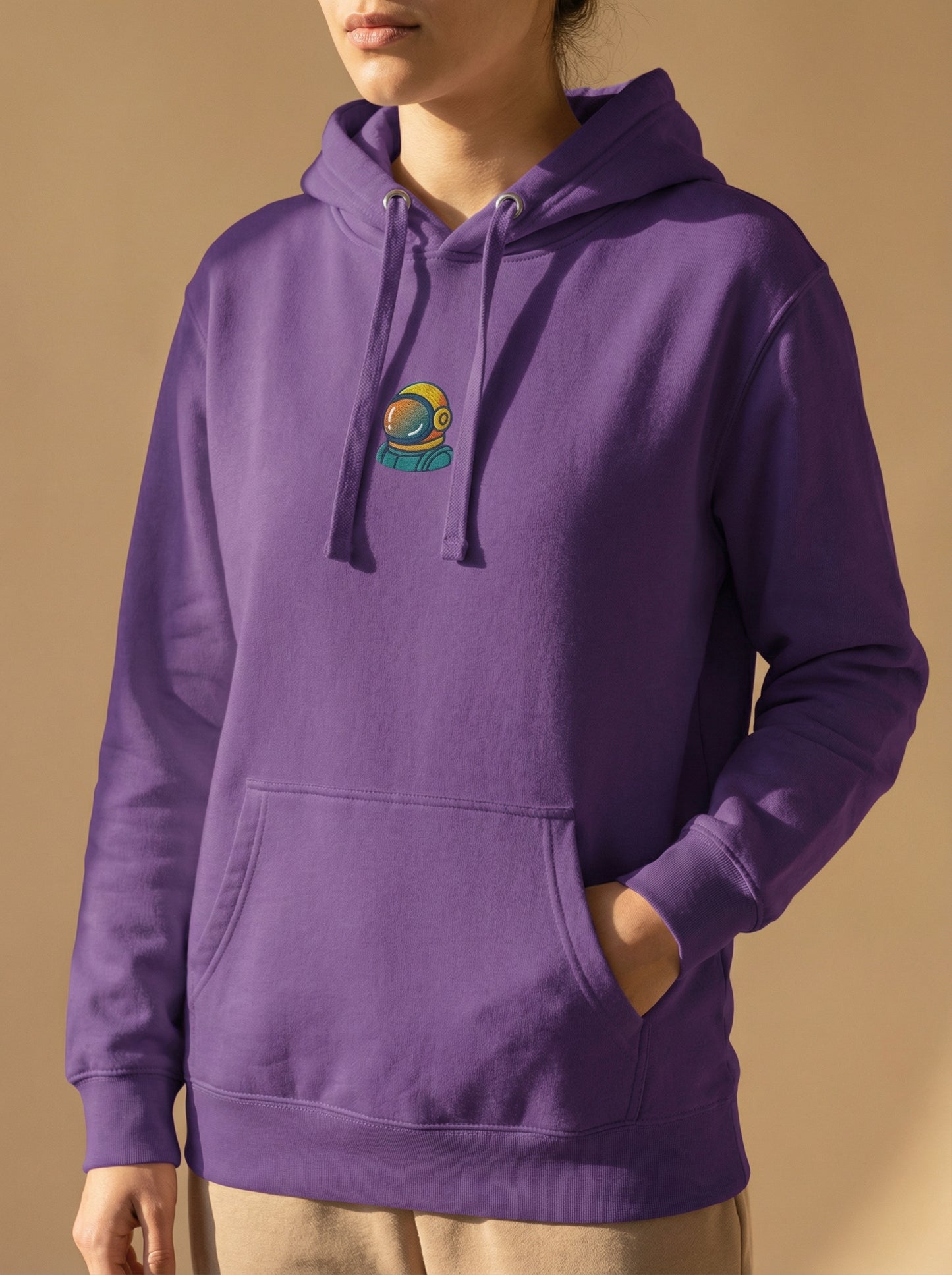 Spaceman - Embroidery Hoodie