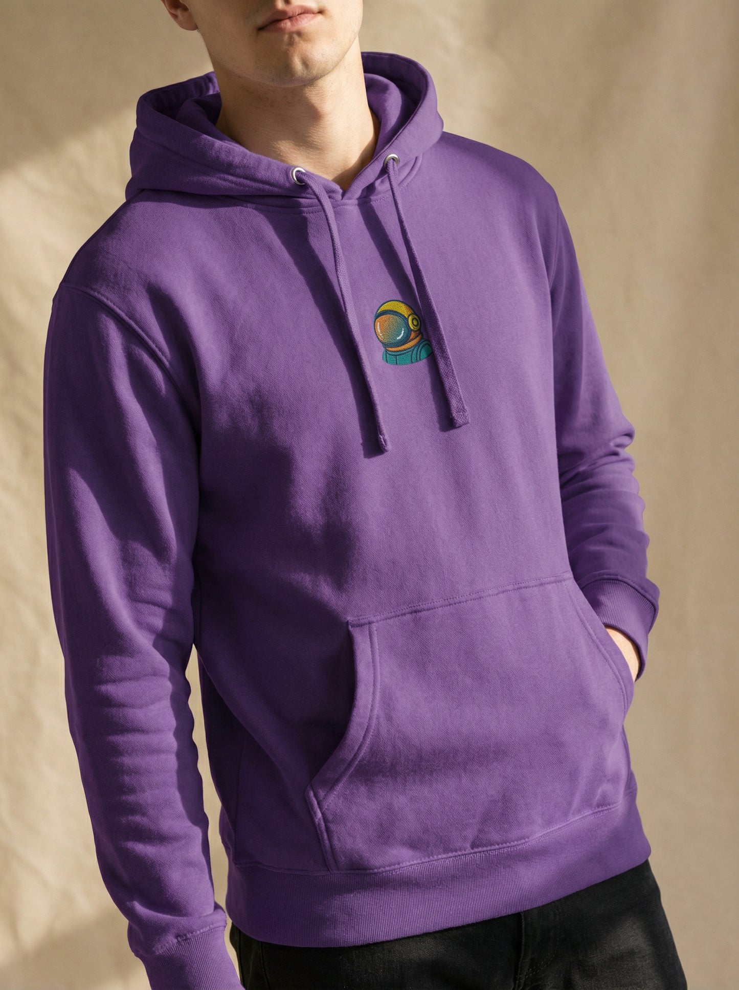 Spaceman - Embroidery Hoodie