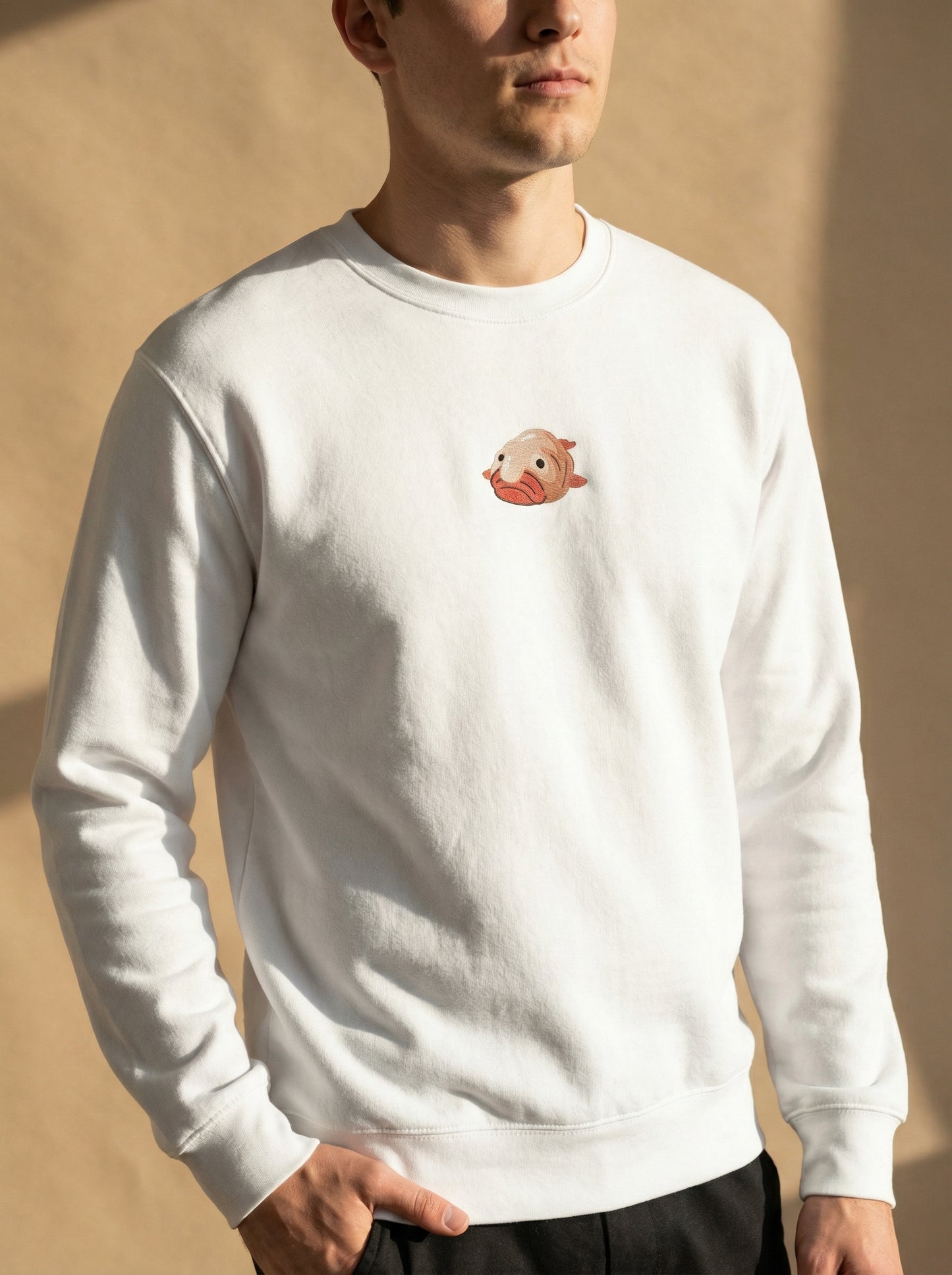 Blobfish - Embroidery Sweatshirt