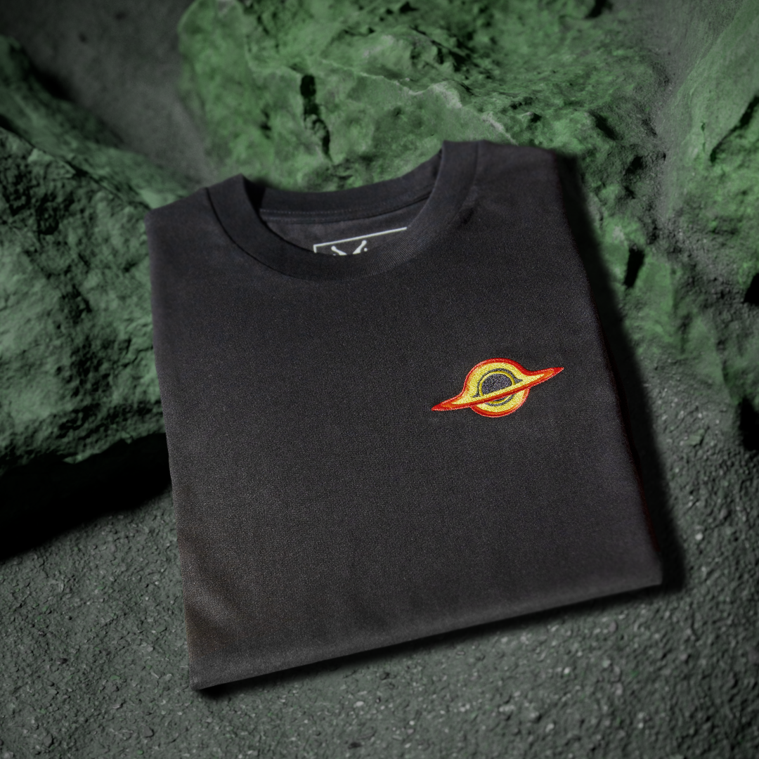 Black Hole - Embroidery T-Shirt