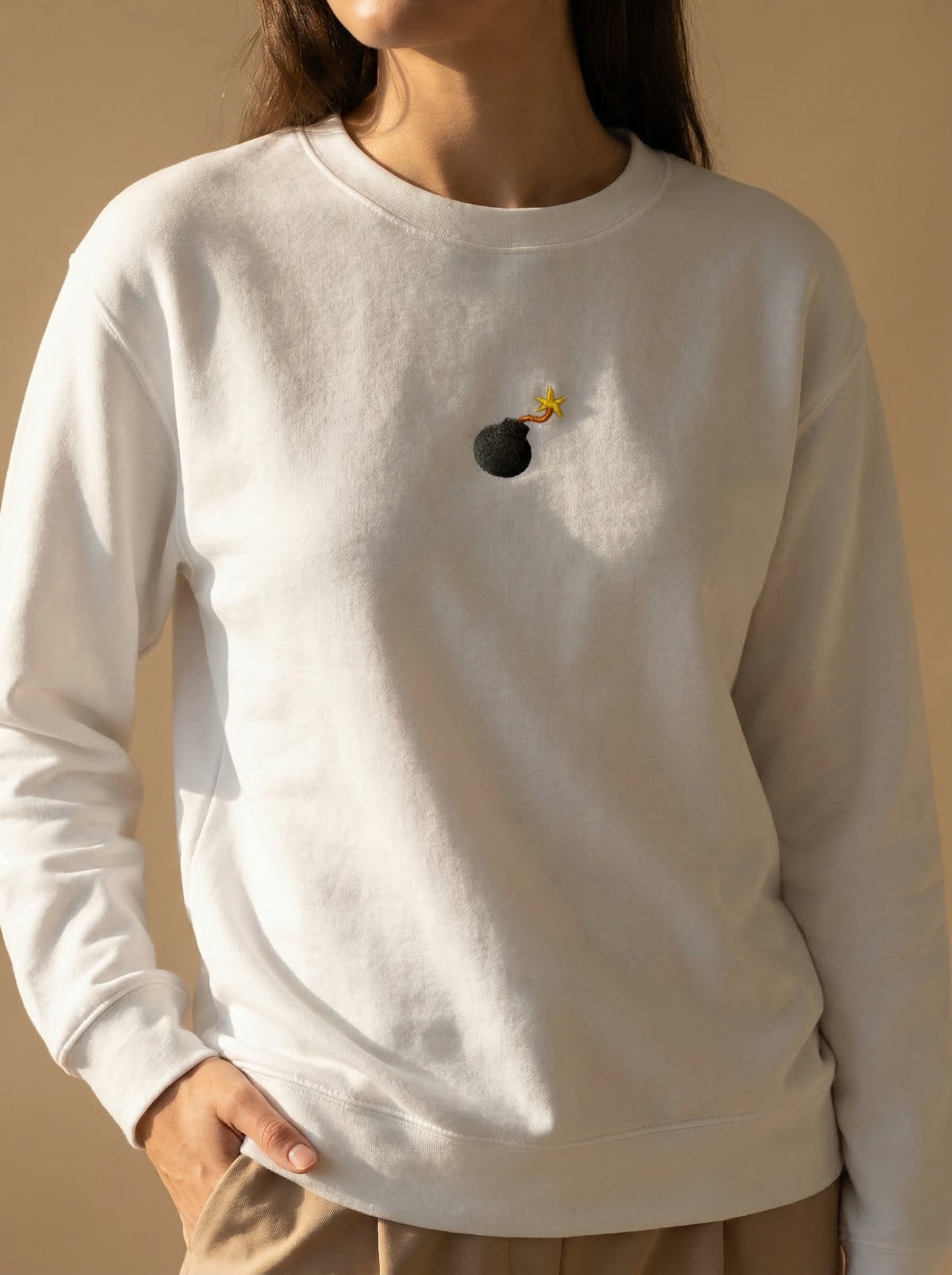 The Bomb - Embroidery Sweatshirt
