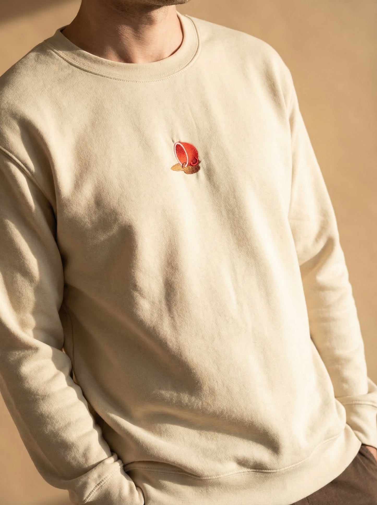 Coffee Klutz - Embroidery Sweatshirt