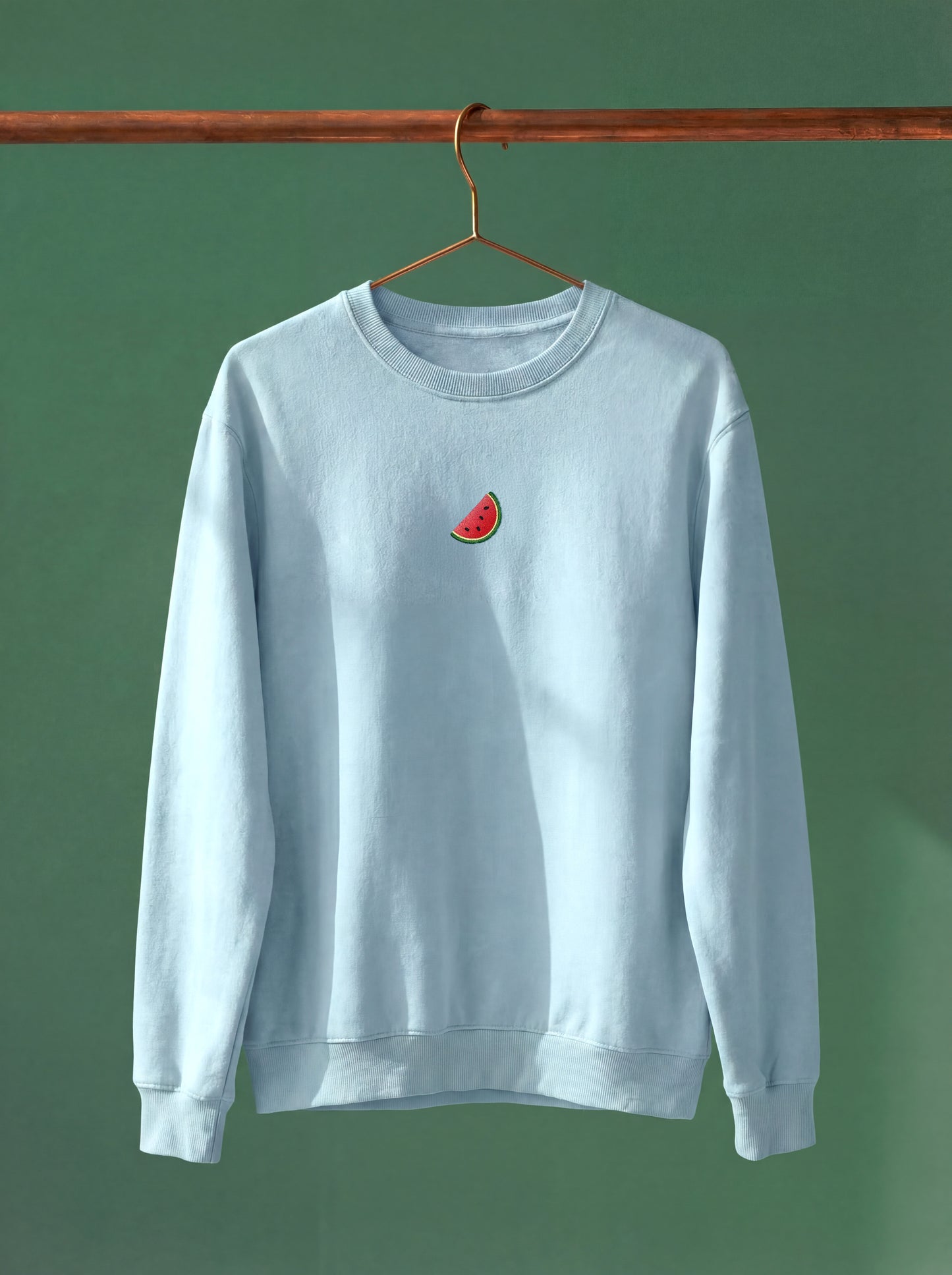 Watermelon Slice - Embroidery Sweatshirt
