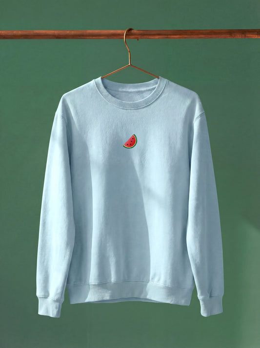 Watermelon Slice - Embroidery Sweatshirt