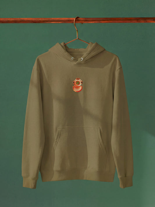 Diving Helmet - Embroidery Hoodie