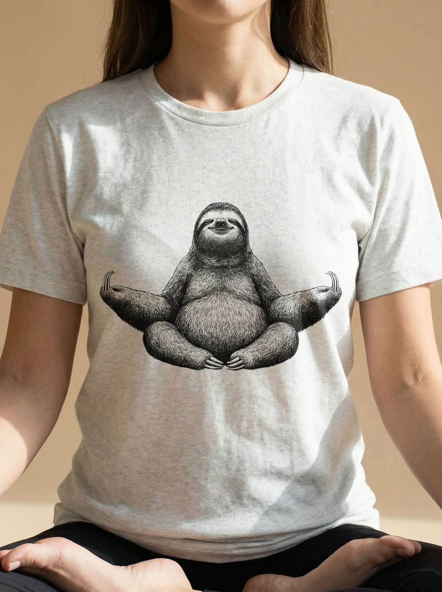 Zen Sloth - Printed Tee