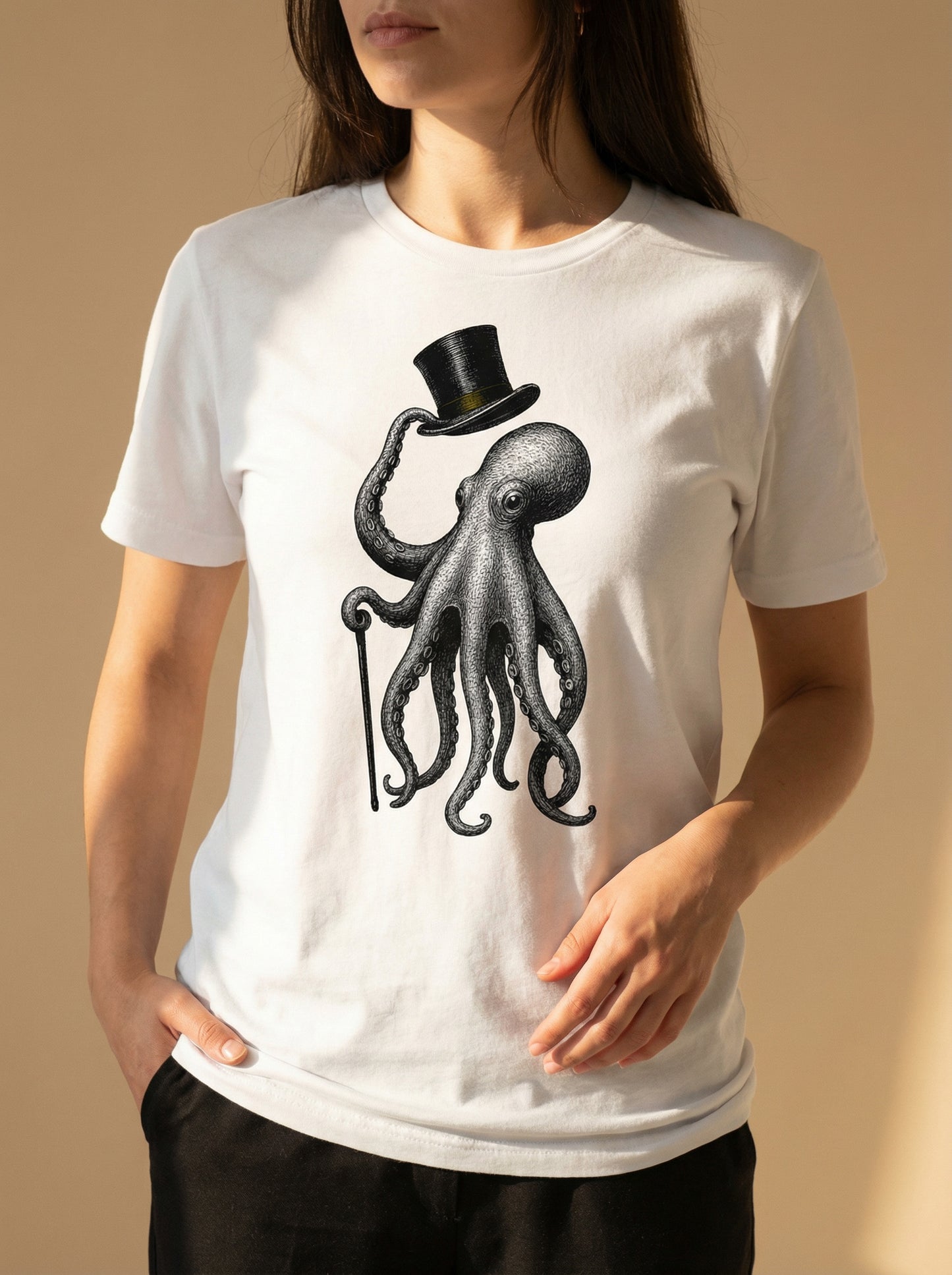 Dignified Octopus - Printed Tee