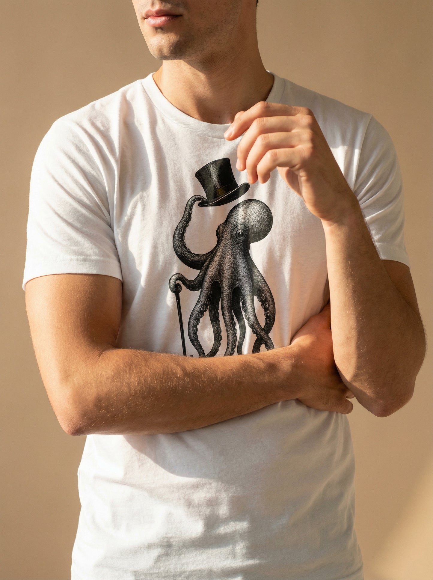 Dignified Octopus - Printed Tee