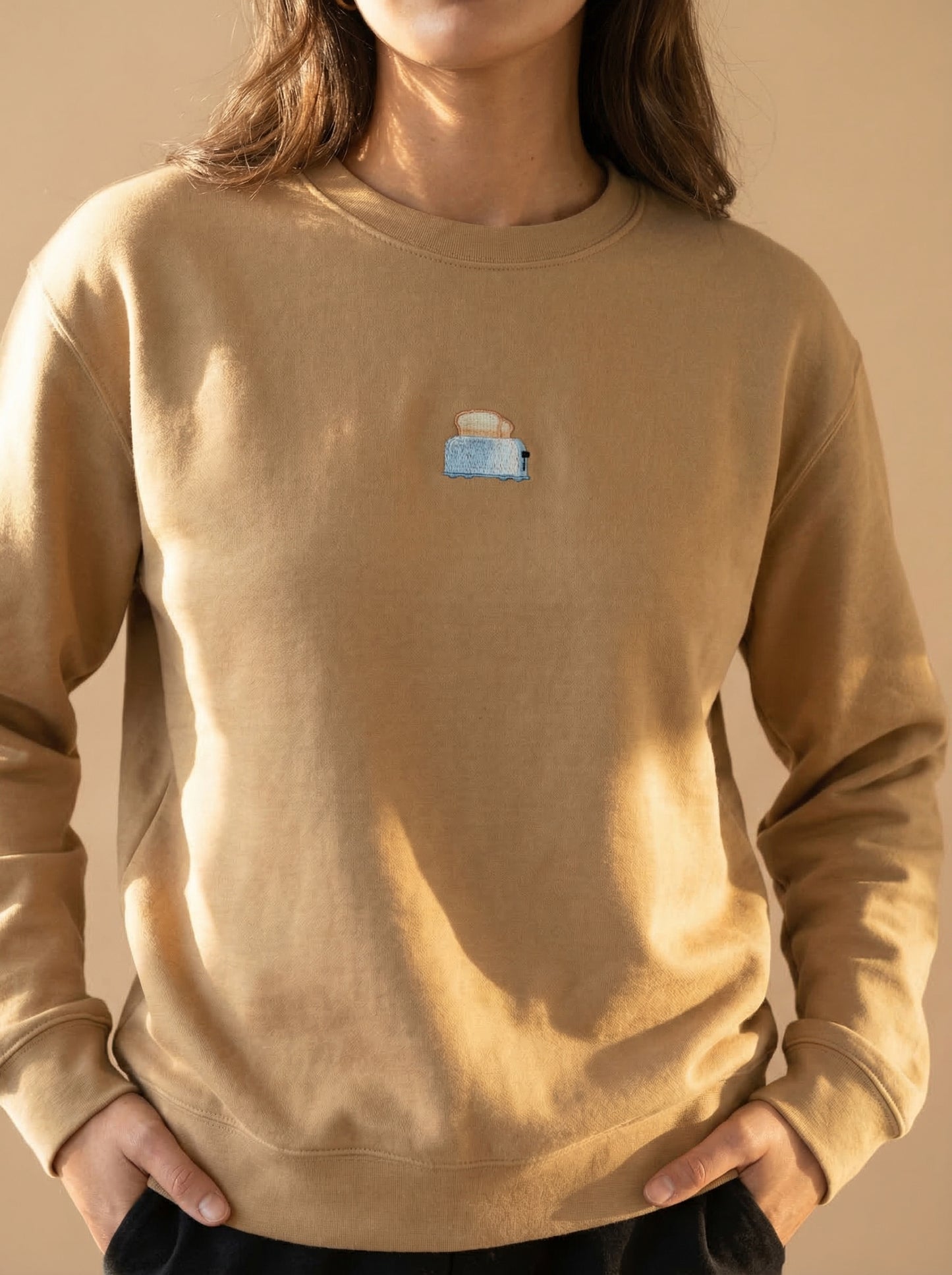 Toast of the Town - Embroidery Sweatshirt