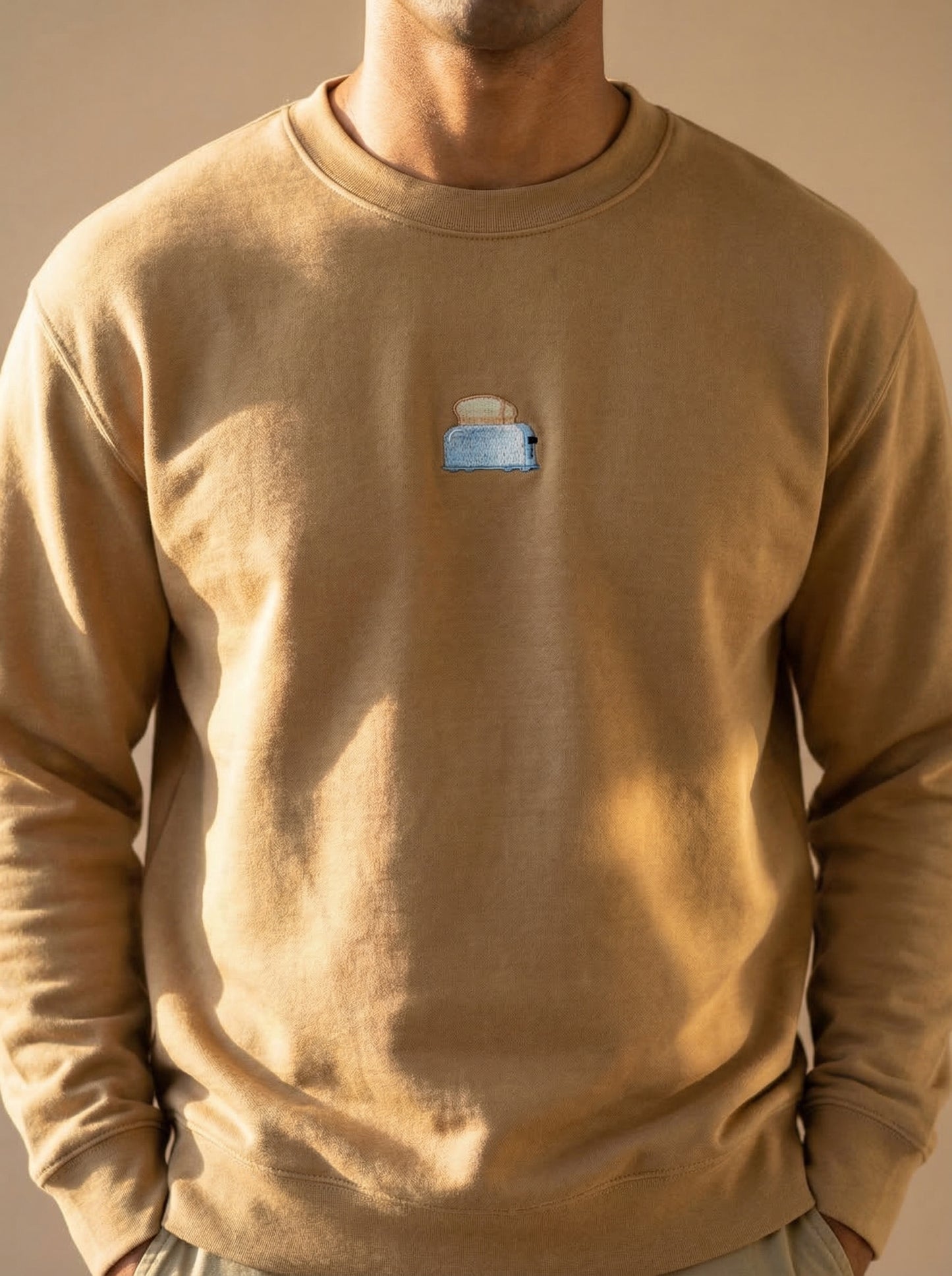 Toast of the Town - Embroidery Sweatshirt