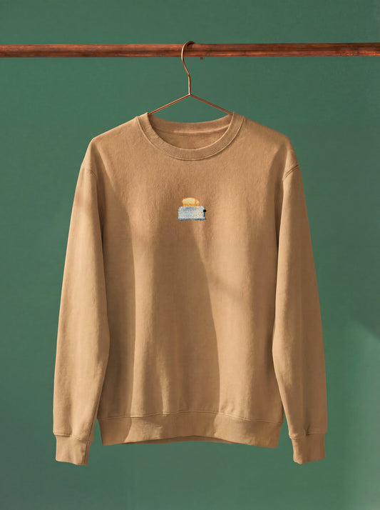 Toast of the Town - Embroidery Sweatshirt