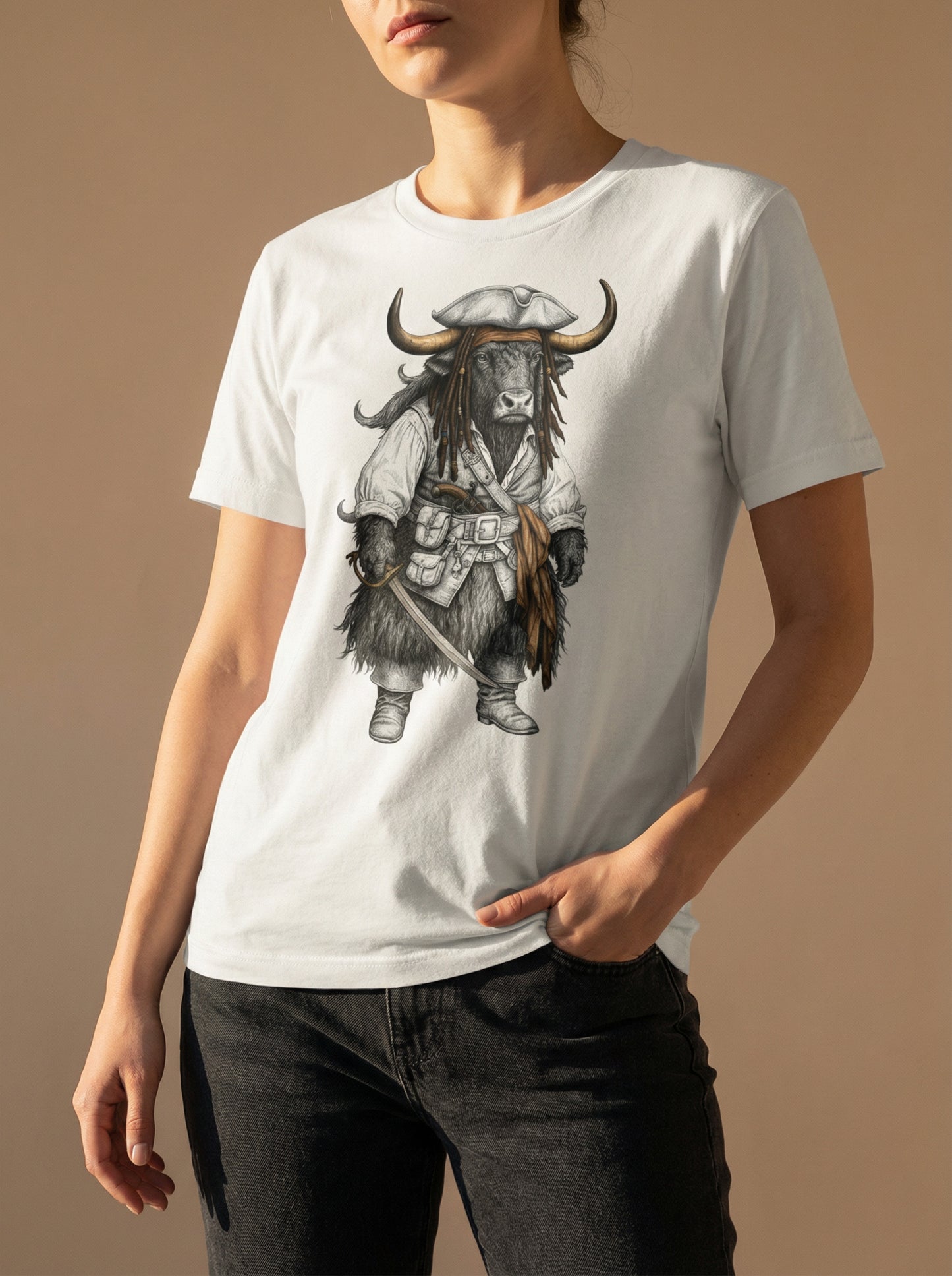 Captain Yak Sparrow - Printed Tee